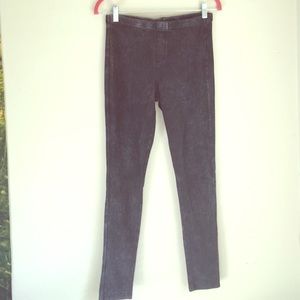 Grey Acid Wash Jeggings