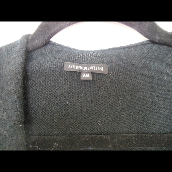 Authentic Ann Demeulemeester Black Fringe Cardigan - Picture 4 of 4