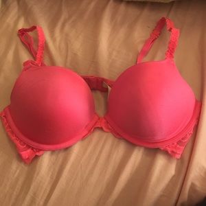 Pink bra