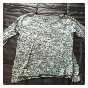 American Eagle blue multi sweater