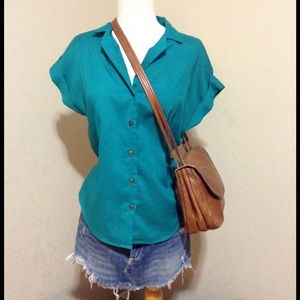Vintage button down top