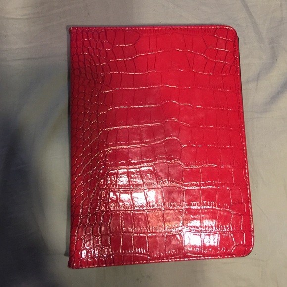 Red leather Case for iPad Air
