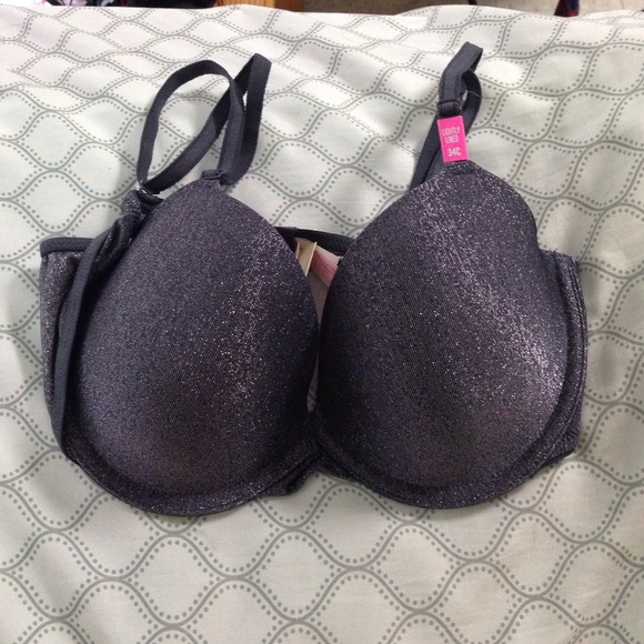 Pink lightly lined bra