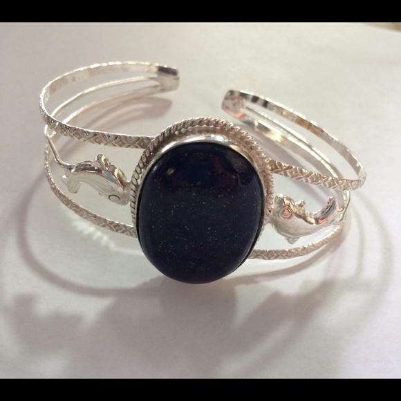 Natural Lapis Lazuli Bracelet - Picture 2 of 4