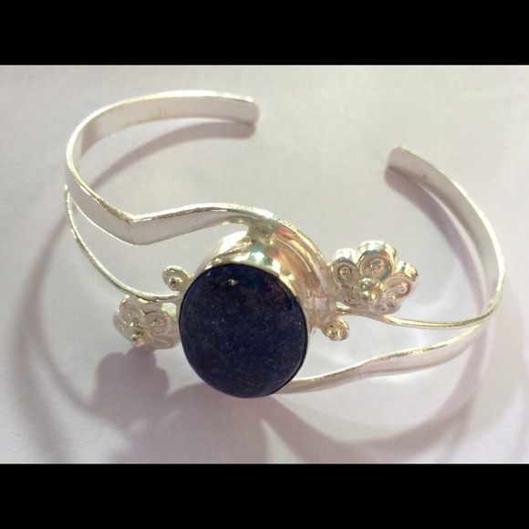 Natural Lapis Lazuli Bracelet - Picture 3 of 4