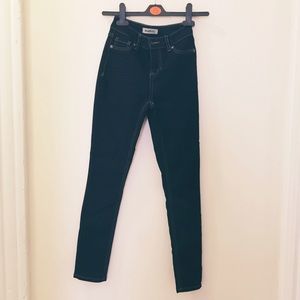 Dark Wash High Waisted Jeggings