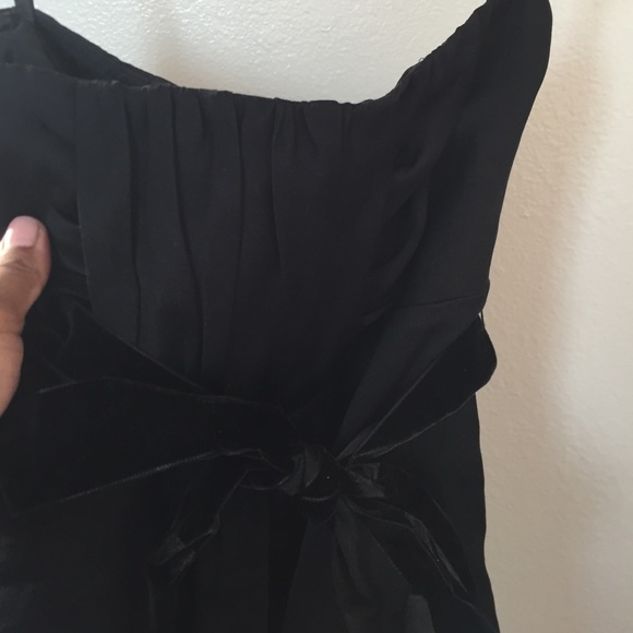 Silk & Velvet Bow Sleeveless Top... - Picture 3 of 4