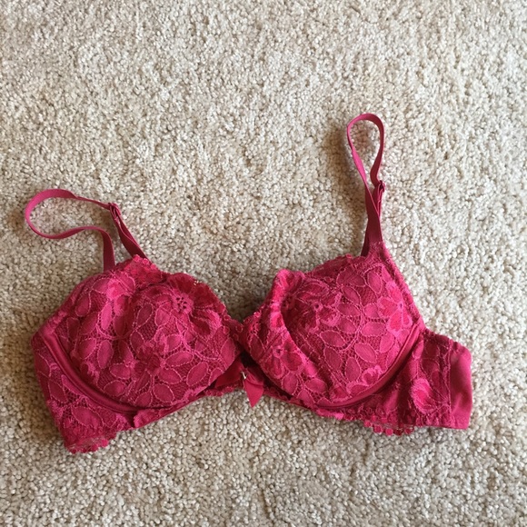 Victoria's Secret Red Lace Bra