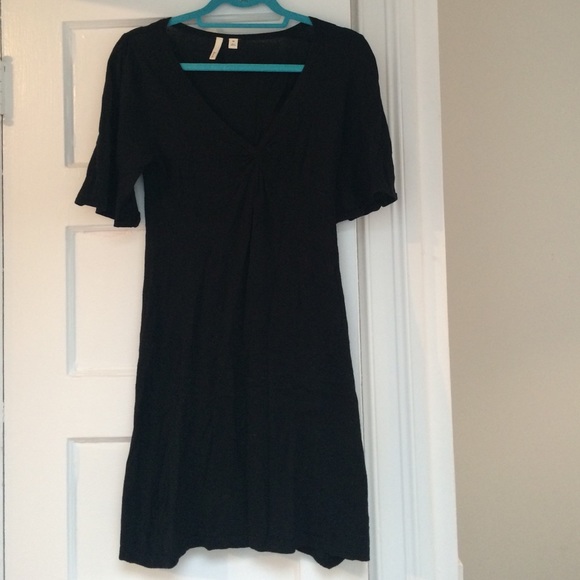 Black knee length dress