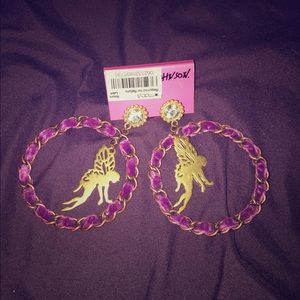 🚫SOLD🚫 VERY RARE Betsey Johnson Fairy Hoops