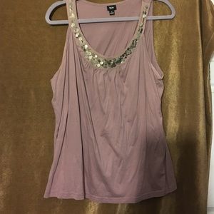 Plus Size Tank Top with metal sequins