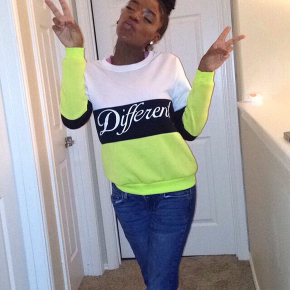Different sweatshirt