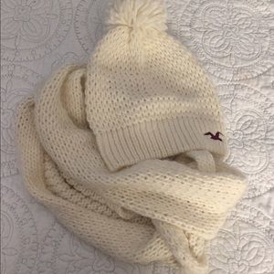 Hollister scarf and beanie set