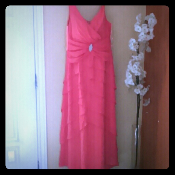New tangarine color dress - Picture 1 of 4