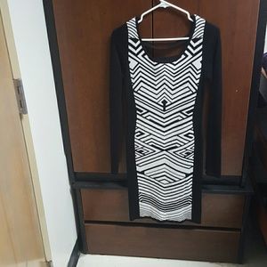 Fitted knit dress