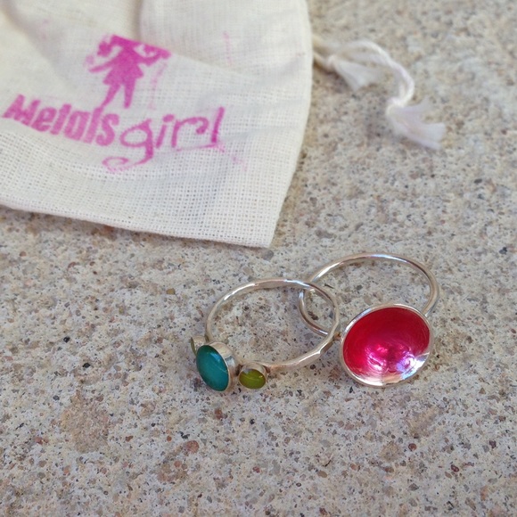 🎉MAKE ME AN OFFER📦 Colored PopRock rings - Picture 1 of 2