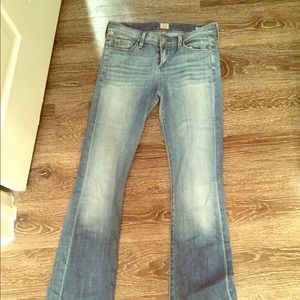 Citizens of humanity light wash boot cut jeans