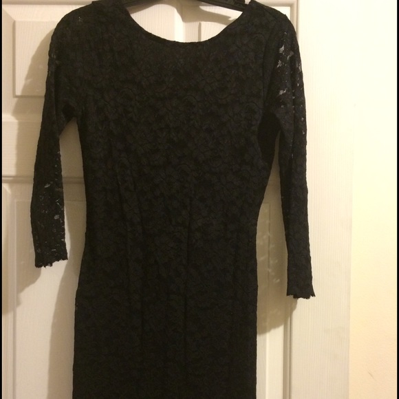 Zippered Lace Sheath Dress