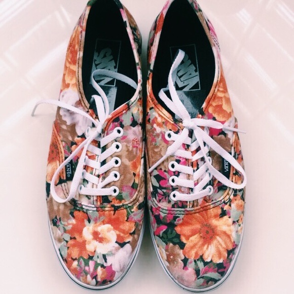 Floral print Vans