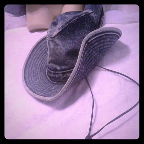 Genuine Deniun sassy handsome cowboy hat snap side