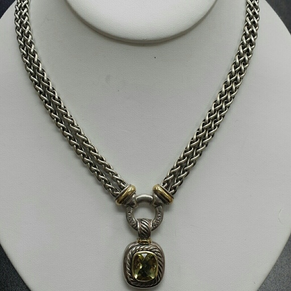 💥SOLD💥 David Yurman Lemon Citrine Necklace