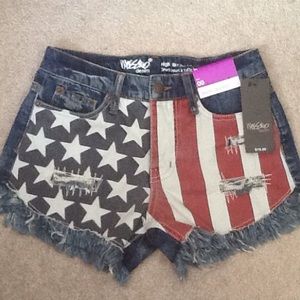 NWT High Rise Denim Short