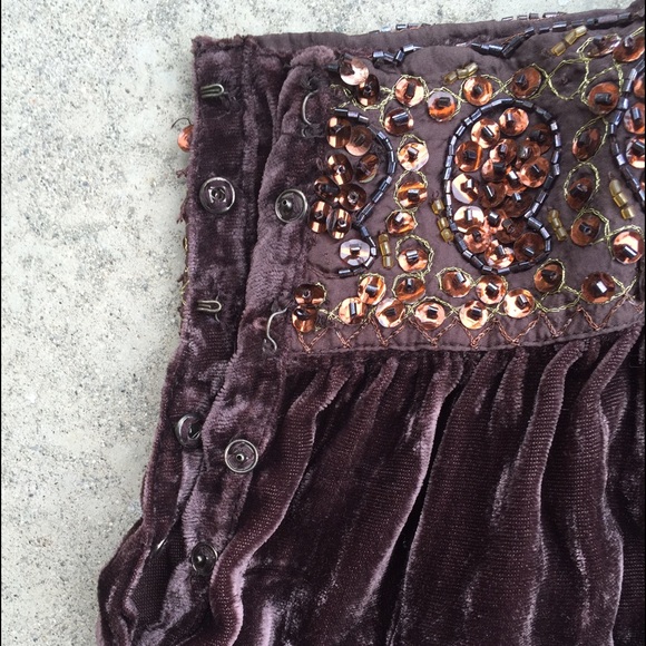 BCBG Boho Broomstick Skirt NWT - Picture 2 of 4