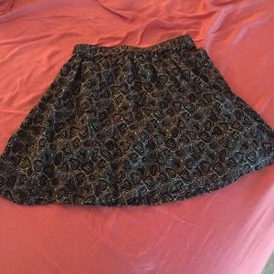 URBAN OUT // black & red HEARTS // MiniSkirt