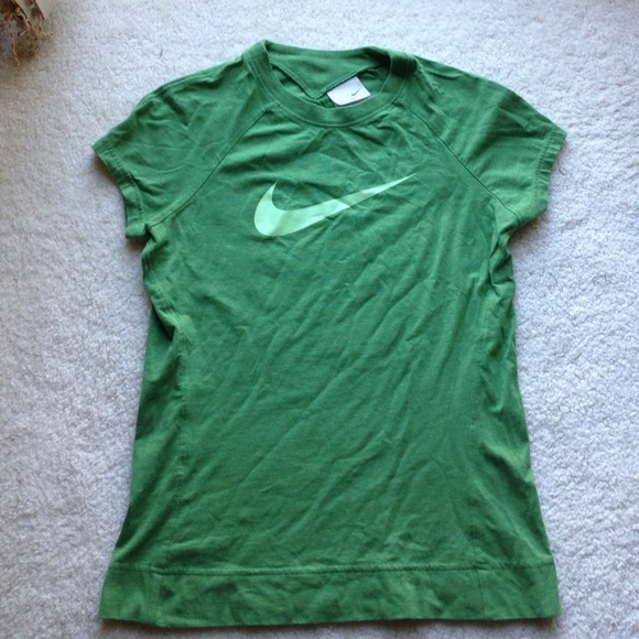 Green Nike Workout Shirt