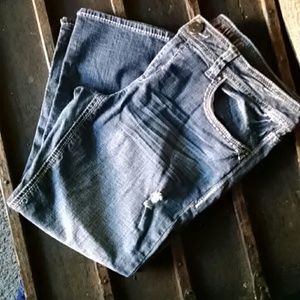 Hydraulic Denim Capri