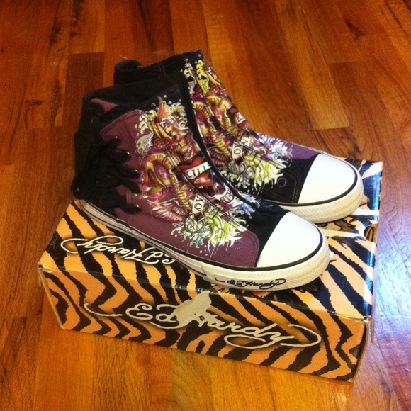 Ed Hardy Highrise Sneakers