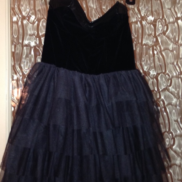 Strapless Black Dress