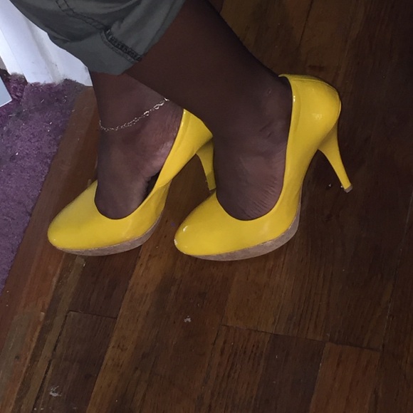 Wooden platform heels
