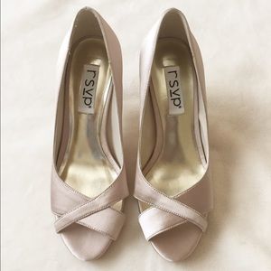 RSVP Satin Heels (size 6) new