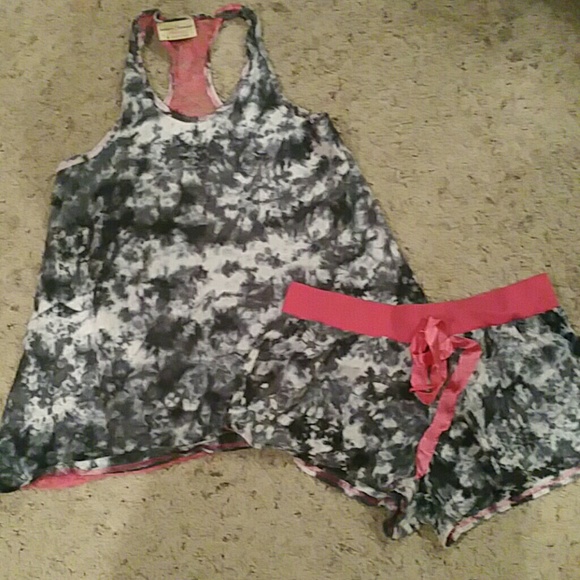 SOLD! Grey and pink sleep set