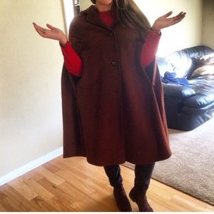 Vintage Brown field cape