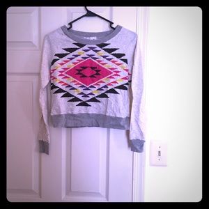 Long sleeved crop top