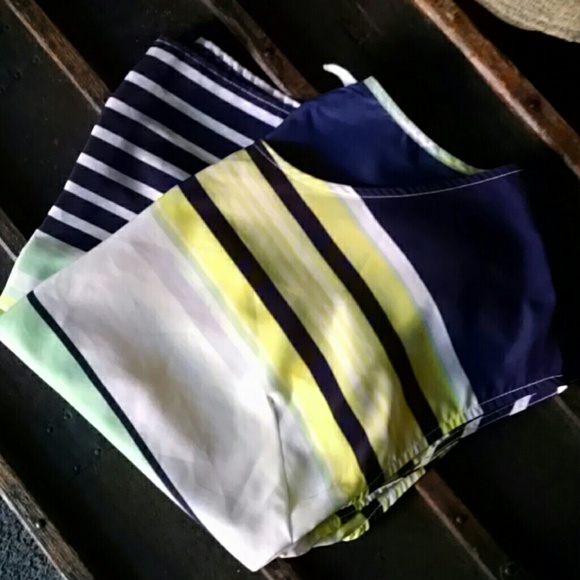 Silky cap sleeve nautical top