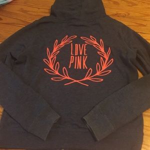 Like new Victoria's Secret "Pink" zip up hoodie.