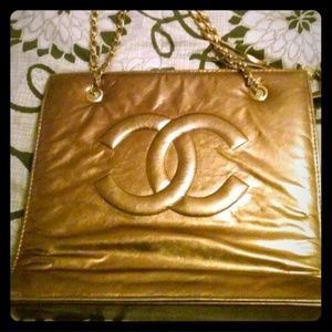 Gold/bronze designer like bag