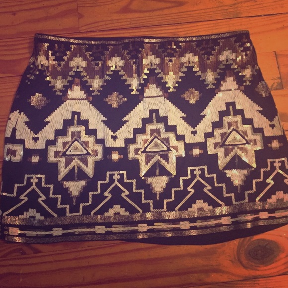 BEAUTIFUL SEQUIN SKIRT. Purchased from Express.