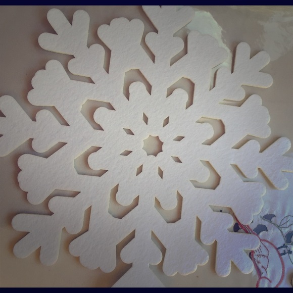 Snowflake Felt Placemat