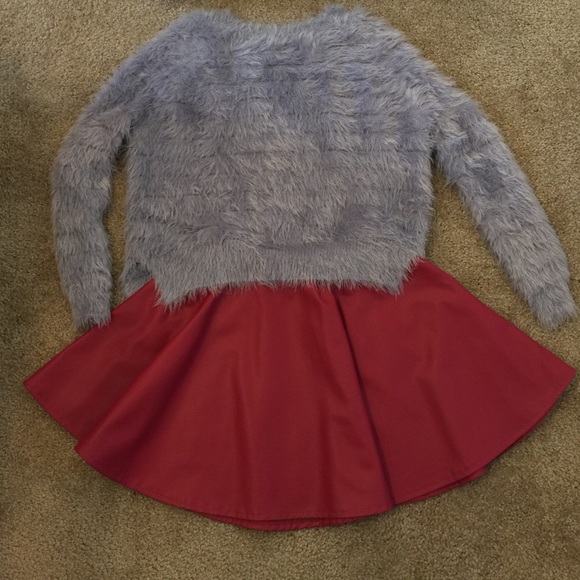 Soft and Cozy Furry Grey Sweater