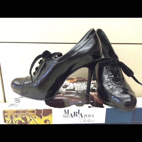 Cole Haan air swan oxford pump in black