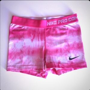 Rare Tie- Dye Pink Nike Pros🚫No Trade🚫
