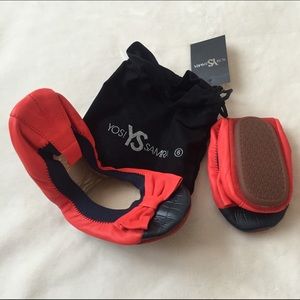 Yosi Samra two tone flat with bow (size 6)