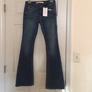 Wide leg jeans