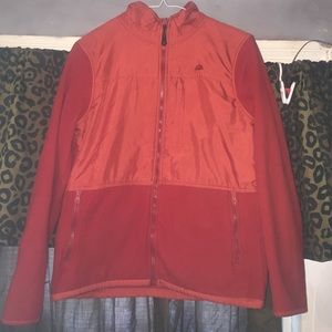 Snozu medium red zip up jacket