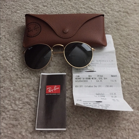 ray ban round metal gold 50 ray ban round metal gold 50