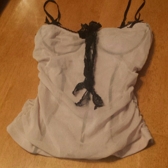 Camisol     beige and black